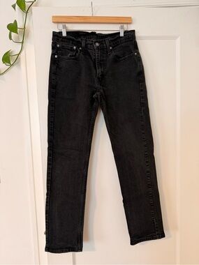 Levi's Men’s Black Slim Straight Jeans